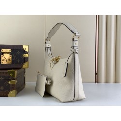 Borsa Louis Vuitton Sac Sport Slouchy M46609 Cream Borsa Louis Vuitton Sac Sport Slouchy M46609 Cream