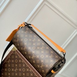 Miglior Prezzo Borse Firmate Replica Louis Vuitton Soft Polochon MM M46691 Monogramma 