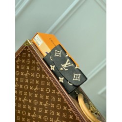 Portafoglio Louis Vuitton Emilie Monogramma bicolore M82340 Nero