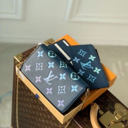 Miglior Prezzo Borsa a catena LV Félicie Pochette M82349 Blu Replica