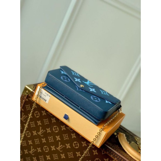 Sito Replica Borsa a catena LV Félicie Pochette M82349 Blu imitazioni Miglior Prezzo Borsa a catena LV Félicie Pochette M82349 Blu Replica