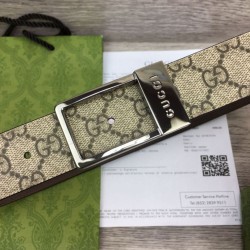 Sito Replica Cintura Gucci GG con fibbia rettangolare 722370 35mm Acciaio Marrone imitazioni Miglior Prezzo Cintura Gucci GG con fibbia rettangolare 722370 35mm Acciaio Marrone Replica