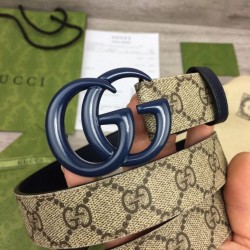 Miglior Prezzo Cintura sottile Gucci GG Marmont 414516 Nera Replica