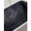 Borsa a secchiello media Dior C'est Saddle in pelle di vitello nera