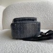 Borse Firmate Replica a tracolla Dior Mini Rider CD Diamond Canvas nera