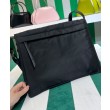Imitazioni borse griffate a tracolla imbottita grande Prada Re-Nylon 1BD256 Nera