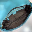 Borse Firmate Replica Baguette Media Fendi Motivo FF Azzurro