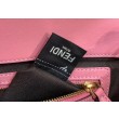 Borsa Baguette Media Fendi Motivo FF Rosa