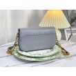 Borsa Replica 1:1 Christian Dior 30 Montaigne Avenue in pelle di vitello grigia