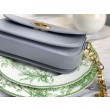 Borsa Replica 1:1 Christian Dior 30 Montaigne Avenue in pelle di vitello grigia