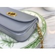 Borsa Replica 1:1 Christian Dior 30 Montaigne Avenue in pelle di vitello grigia