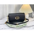 Borsa Christian Dior 30 Montaigne Avenue scatola nera in pelle di vitello