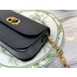 Borsa Christian Dior 30 Montaigne Avenue scatola nera in pelle di vitello