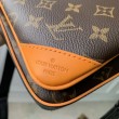 Borsa da uomo LV Trio Messenger M46694 Monogram Macassar