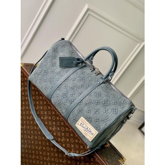 Qualità superiore replica da viaggio LV Keepall Bandoulière 50 M22532