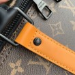Qualità superiore replica da viaggio LV Keepall Bandouliere 45 M46703 Nonogram Macassar