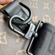 Qualità superiore replica da viaggio LV Keepall Bandouliere 45 M46703 Nonogram Macassar