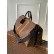 Qualità superiore replica da viaggio LV Keepall Bandouliere 45 M46703 Nonogram Macassar