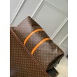 Qualità superiore replica da viaggio LV Keepall Bandouliere 45 M46703 Nonogram Macassar