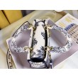 Qualità superiore replica Dior Medium Lady D-Lite Multicolor Ricamo Rêve d'Infini Blu