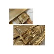 Borsa grande Fendi Baguette con motivo FF oro