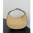 Borsa Replica 1:1 Hobo piccola Fendi Fendigraphy 8BR798 Caffè