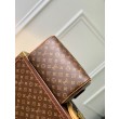 Qualità superiore replica LV Dopp Kit M46696 Monogram Macassar