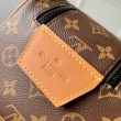 Qualità superiore replica LV Dopp Kit M46696 Monogram Macassar