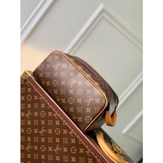 Qualità superiore replica LV Dopp Kit M46696 Monogram Macassar