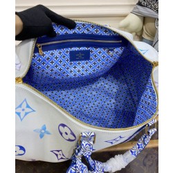Borsa LV Keepall Bandouliere 45 M10254 Blu