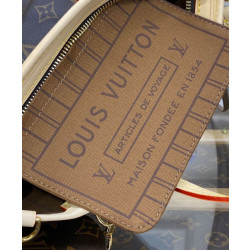 Borsa LV Neverfull BB M46705 Marrone