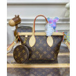 Borsa LV Neverfull BB M46705 Marrone Borsa LV Neverfull BB M46705 Marrone