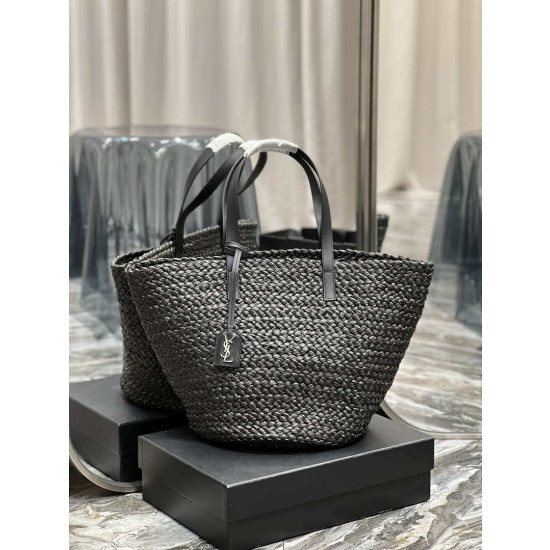 Borsa maxi Panier Tote YSL Saint Laurent 693242 Nera Borsa maxi Panier Tote YSL Saint Laurent 693242 Nera