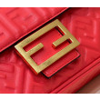 Borsa Midi Fendi Baguette Chain Nappa Rossa Borsa Midi Fendi Baguette Chain Nappa Rossa