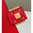 Borsa Midi Fendi Baguette Chain Nappa Rossa Borsa Midi Fendi Baguette Chain Nappa Rossa