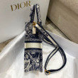 Borse Imitazioni per telefono Dior Mini Book Tote Toile de Jouy Ricamo inverso Blu Borse Imitazioni per telefono Dior Mini Book Tote Toile de Jouy Ricamo inverso Blu