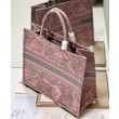 Borse Replica tote Christian Dior grande per libri Dior rosa