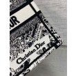 Imitazioni borse griffate tote Dior piccola a libro Plan de Paris ricamata bianca