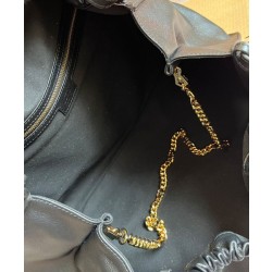Borse Imitazioni tote grande Gucci Blondie 747372 Nera