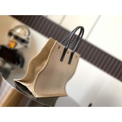 Borsa tote grande YSL Saint Laurent Rive Gauche in tela stampata