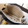 Borsa tote grande YSL Saint Laurent Rive Gauche in tela stampata