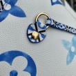 Borsa tote LV Neverfull MM M22979 Blu