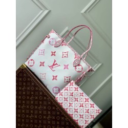 Borsa tote LV Neverfull MM M22980 Rosa