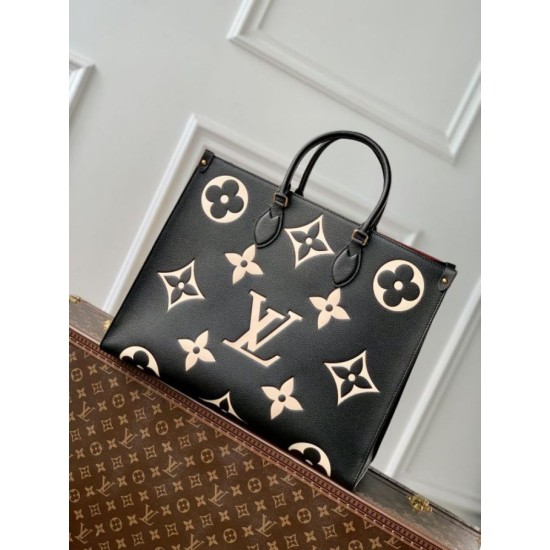 Borsa tote LV Onthego GM M45945 Monogramma bicolore
