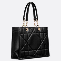 Borsa tote media Dior Essential Archicannage nera