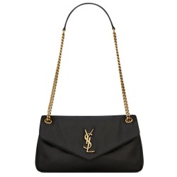 Borsa YSL Saint Laurent Calypso decorata con il nero Cassandre