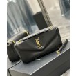 Borsa YSL Saint Laurent Calypso decorata con il nero Cassandre