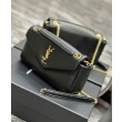 Borsa YSL Saint Laurent Calypso decorata con il nero Cassandre