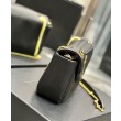 Borsa YSL Saint Laurent Calypso decorata con il nero Cassandre