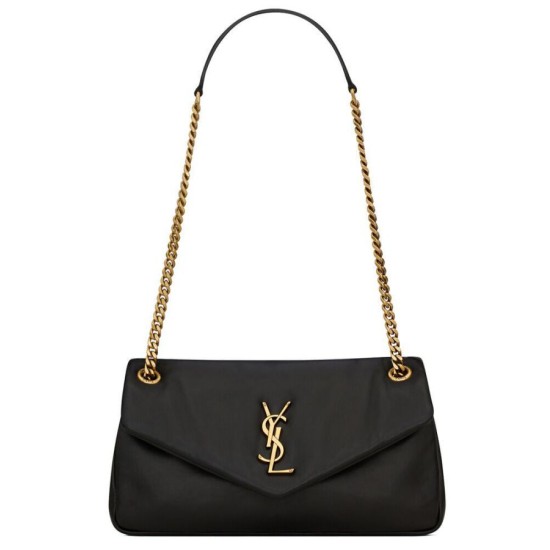 Borsa YSL Saint Laurent Calypso decorata con il nero Cassandre